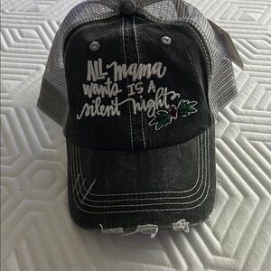 NWT, KatyDid, Christmas Theme Baseball Hat